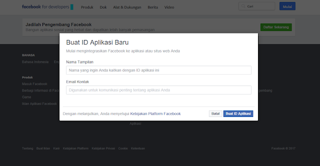 Cara Terbaru Mendapatkan ID Aplikasi Facebook - Riswan.net