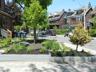The Pocket garden renovation after  Paul Jung Gardening Services Toronto