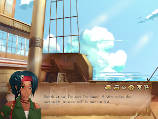 Pirate Mermaid - ship bg