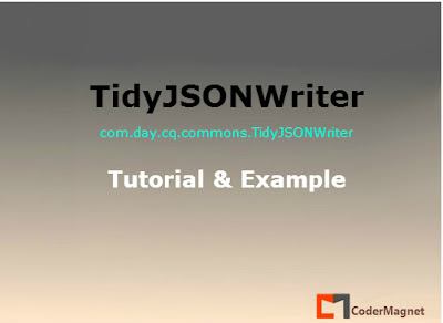 tidyjsonwriter example codermagnet