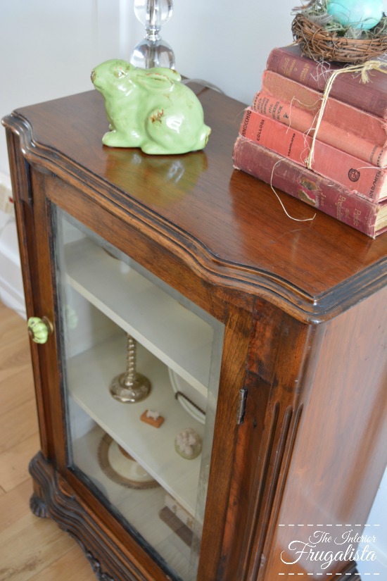 Antique Radio Cabinet Refreshed From The Inside Out The Interior