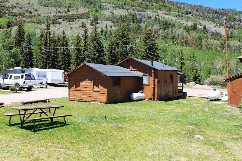 Rental Cabins at Fish Lake Utah Rustic 8 person Camping Cabin 2 at