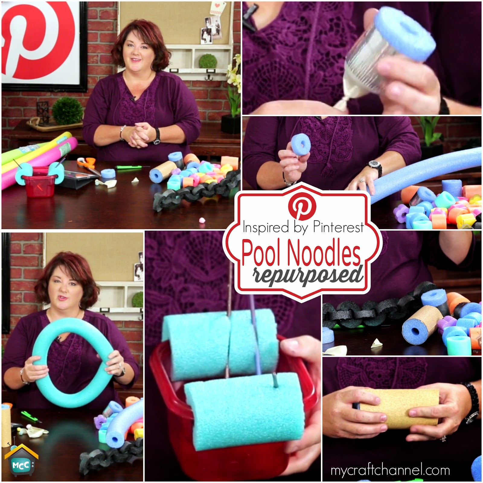 Allred Design Blog Inspired by Pinterest Pool Noodles Repurposed