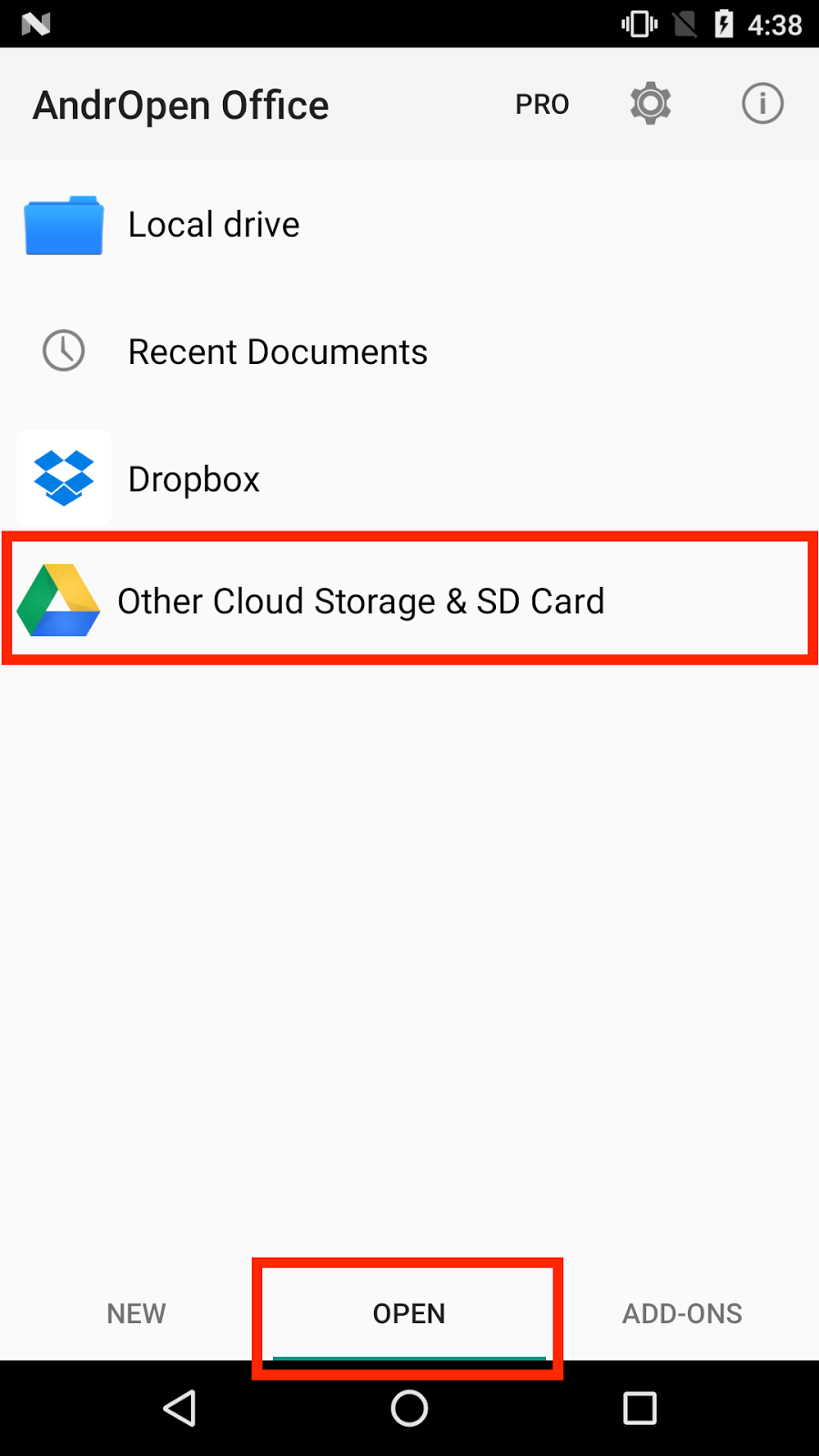 AndrOpen Office Blog OpenOffice for Android How to edit documents in