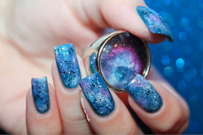 Galaxy Nails // Nail Art