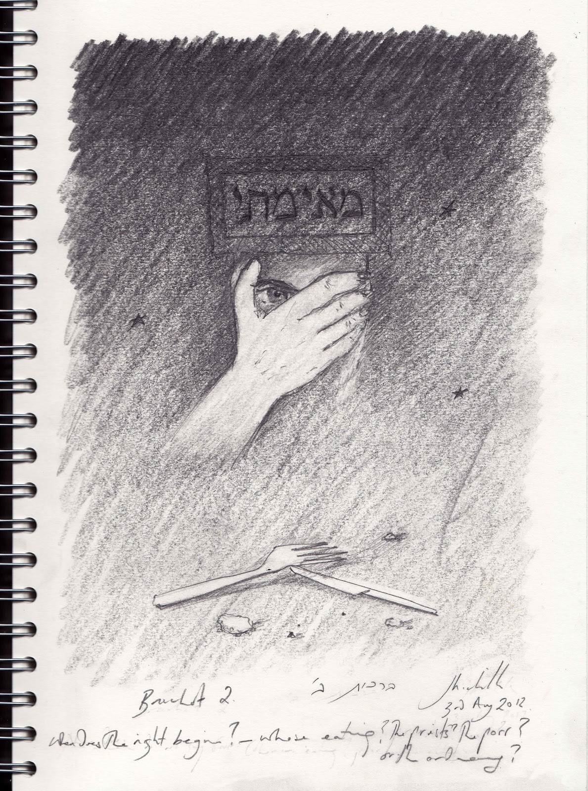 draw yomi: drawing the talmud, a page a day: brachot 2
