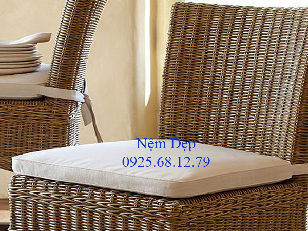 NỆM LÓT GHẾ MÂY NỆM LÓT GHẾ MÂY