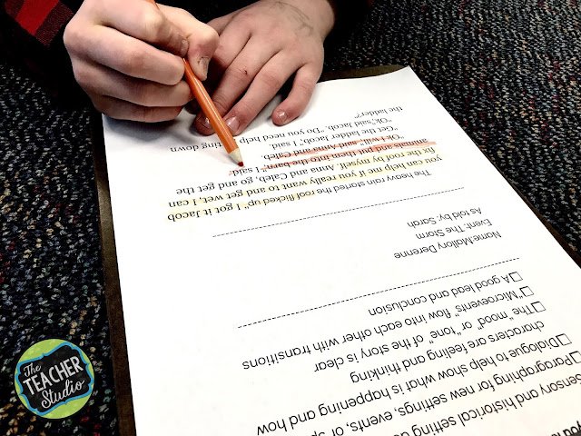 Helping student with narrative writing is so important. Using prewriting and planning strategies paired with teacher modeling and writing lessons that stress description, writing dialogue, and story elements can help create great narratives. Also key is teaching revision strategies that can help writers improve their writing. Perfect for grade 3 writing, grade 4 writing, grade 5 writing, third grade writing, fourth grade writing, fifth grade writing, teaching narrative writing, writing lessons, writing anchor charts
