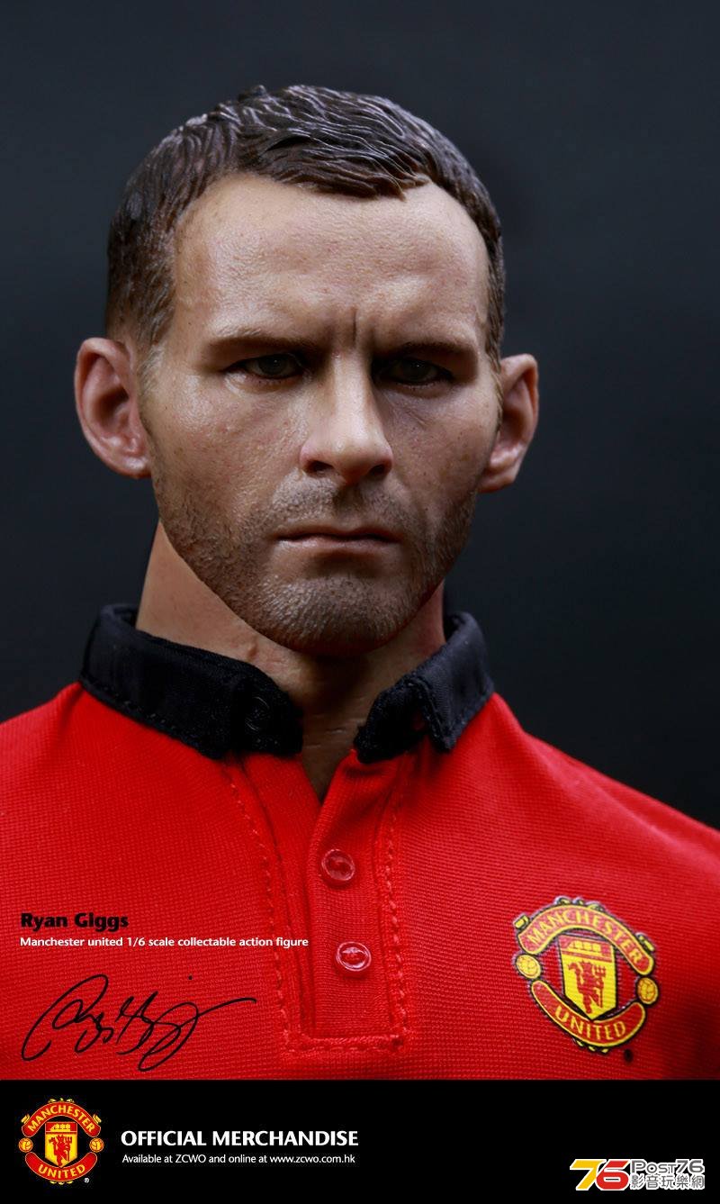 Head Sculpt TOYS XB123-09 1/6 Scale HOT ZCWO Manchester United Giggs 