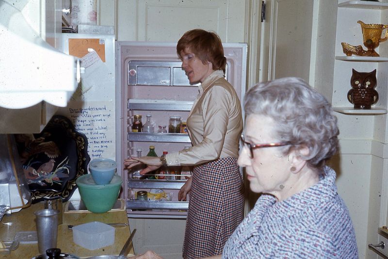25 Vintage Photos Show What People Often Had in the Refrigerators From