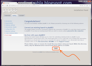 Install phpBB  3.1.10 PHP forum bulletin board on windows 7 localhost XAMPP tutorial 31