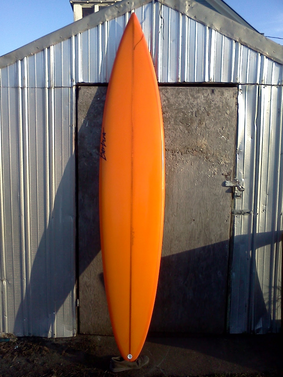 4(Hu)x(Hu) Ed Barbera gun surfboard