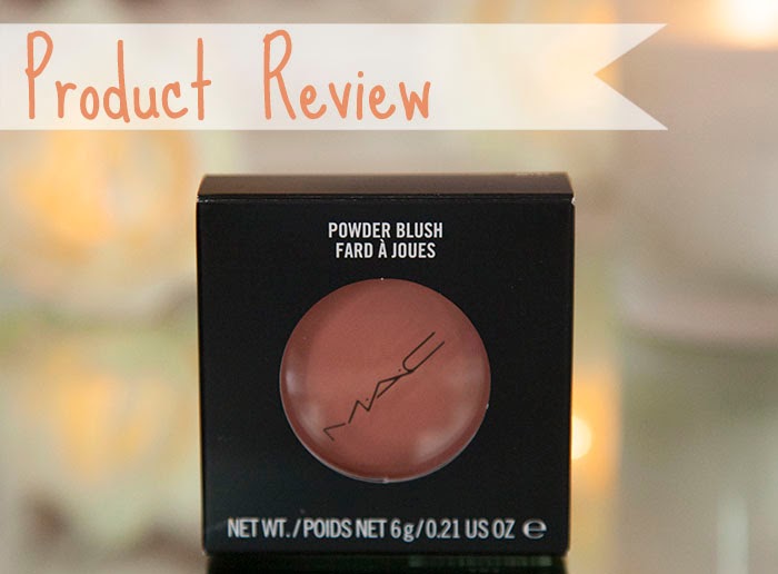 MAC Melba Blusher Review Swatch Peach Warm Glow