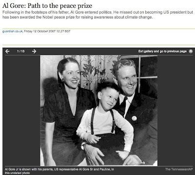 Albert Gore Sr., wife and Al Gore Jr., - an American Nuclear family