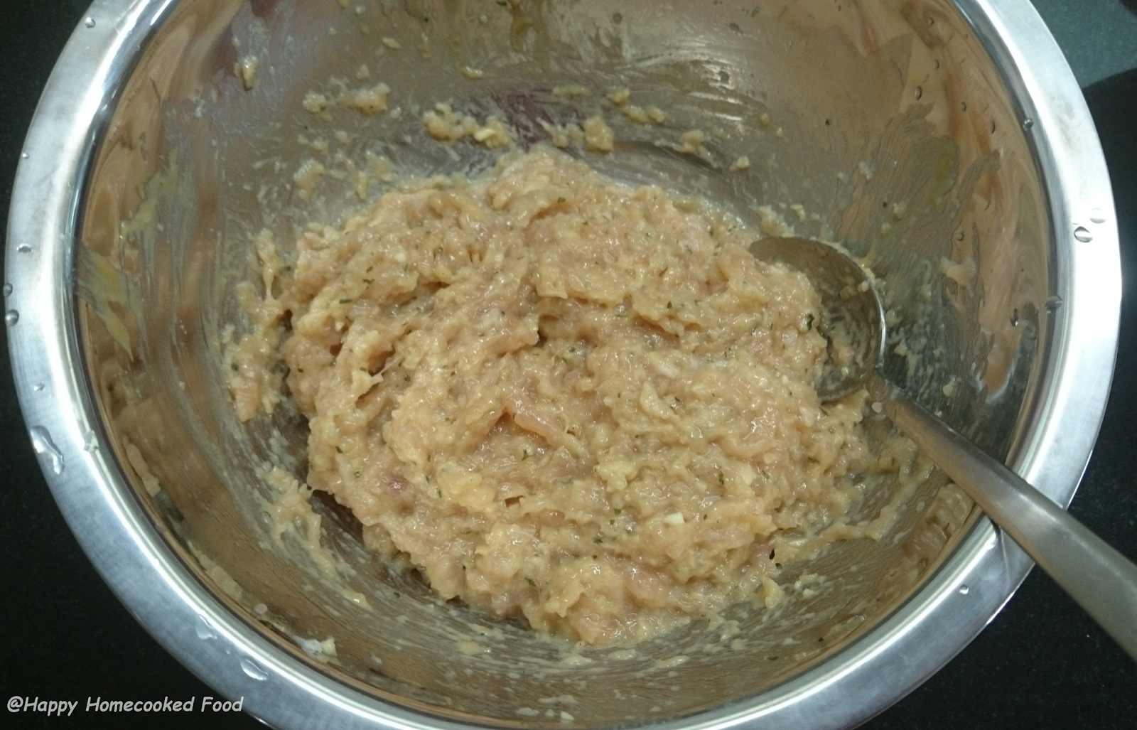 Happy Homecooked Food Honey Mustard Chicken Burger with Caramelized