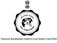 Paschim Bardhaman District Court Admit Card