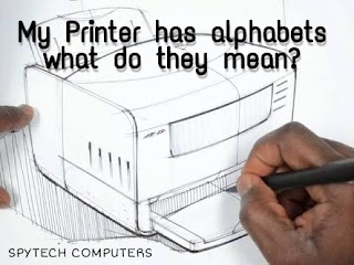 Printer alphabets