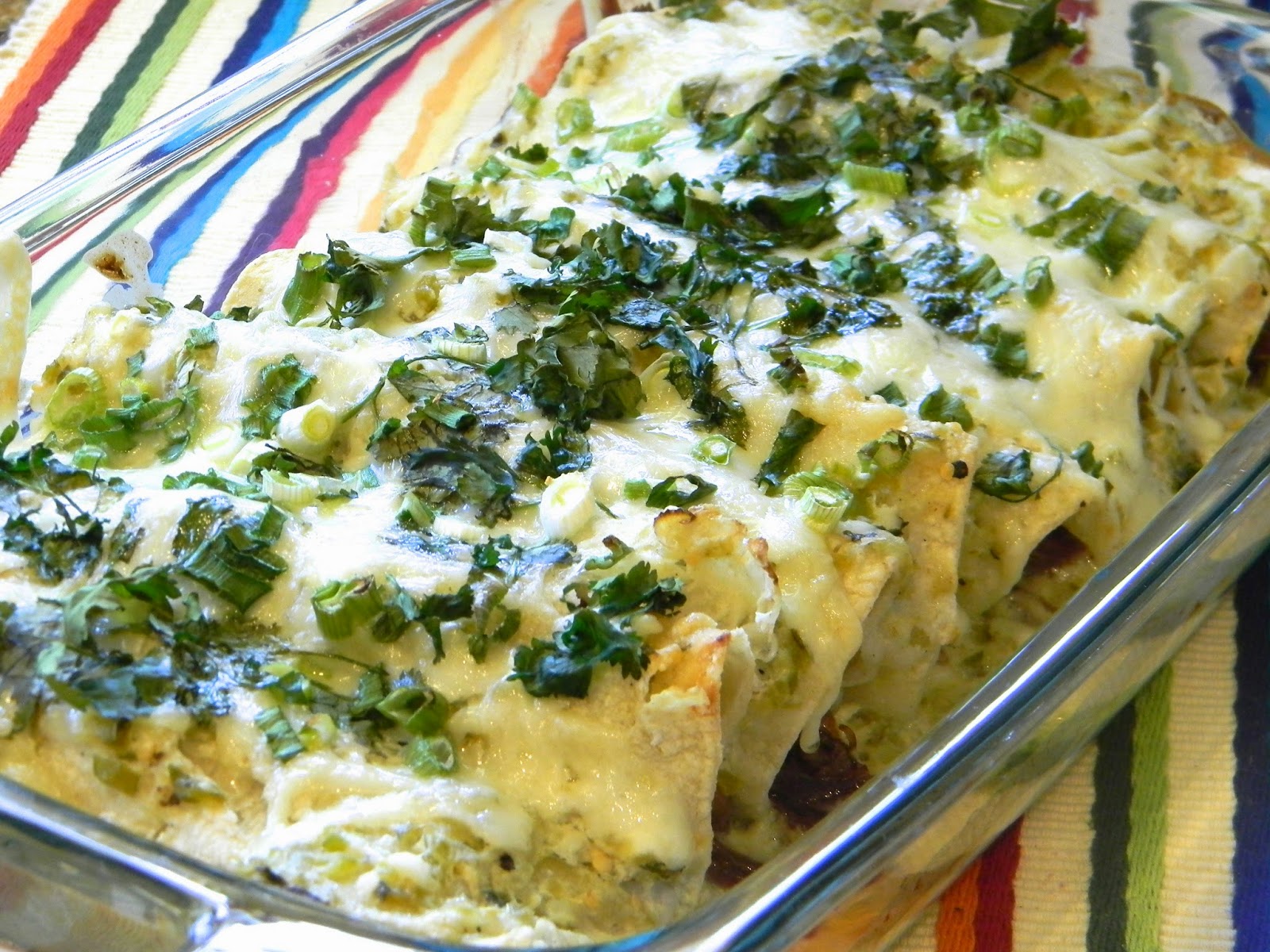 Salsa Verde Pot Roast Enchiladas