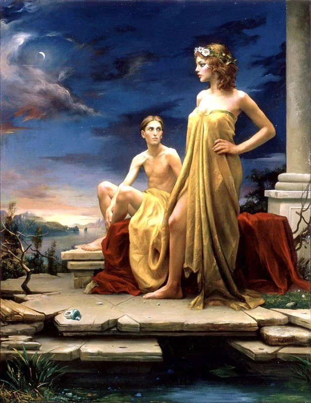 Magic Realism | Claudio Sacchi 1953 | Italian Portrait painter