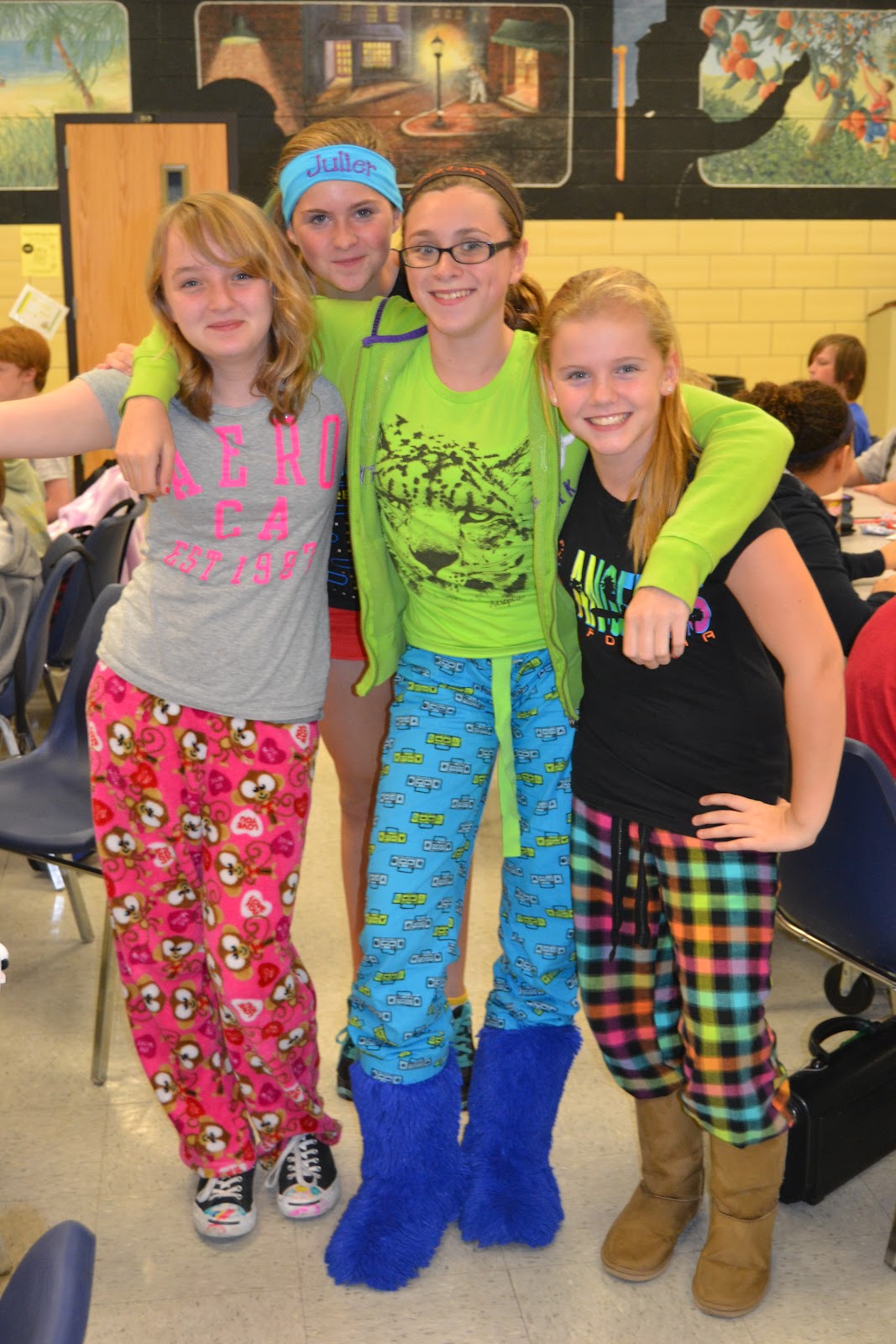 What's New at Truman: Spirit Week Monday~Pajama Day