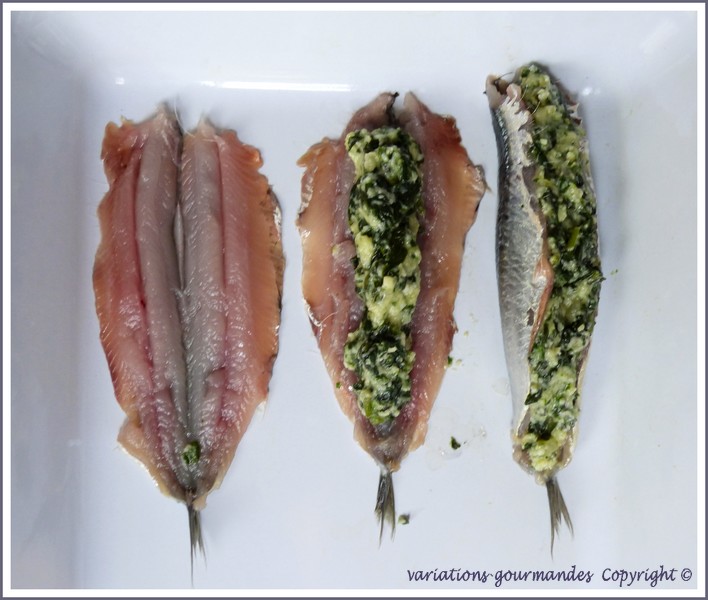 Variations Gourmandes Les sardines farcies à la niçoise