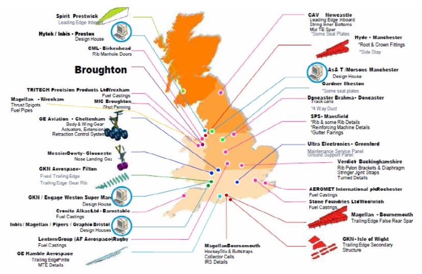 A350 XWB News Airbus in UK. Without wings, aircraft don´t fly.