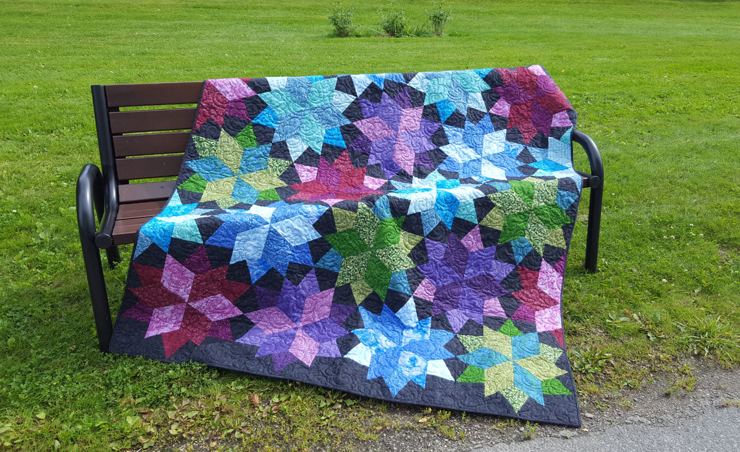 Quiltoholic Bright Star Quilt