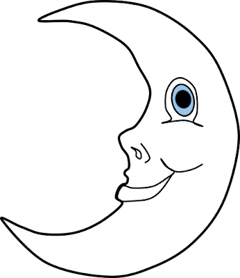  Smiling Moon Clipart