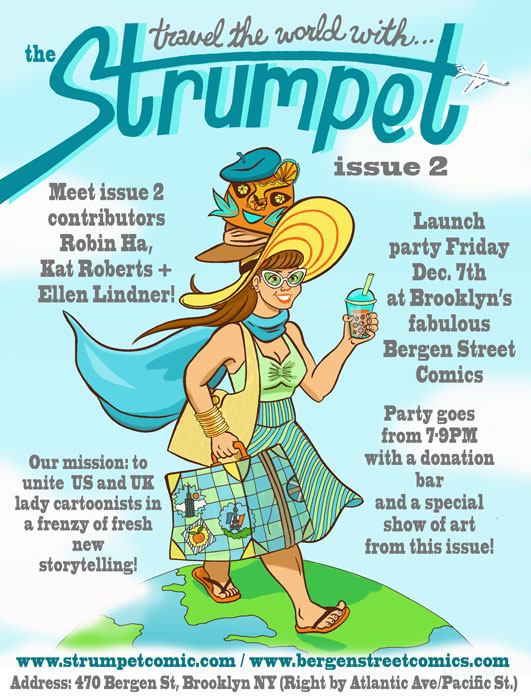 The Strumpet A Transatlantic Flight of Comix Fancy NYC Launch