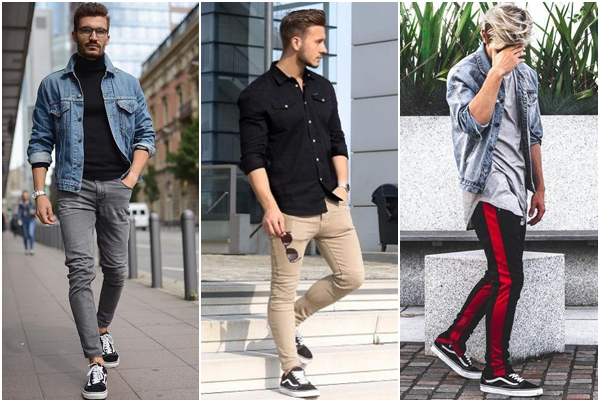 tenis vans com camisa social