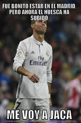 Cristiano Ronaldo , me voy a Jaca, Huesca Cristiano Ronaldo , me voy a Jaca, Huesca