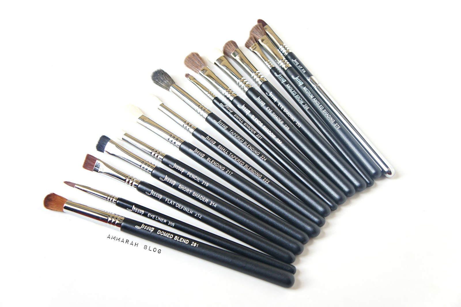 Ammarahblog Review Jessup Beauty Makeup Brushes