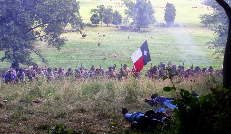 Texans at Gettysburg Reenactment