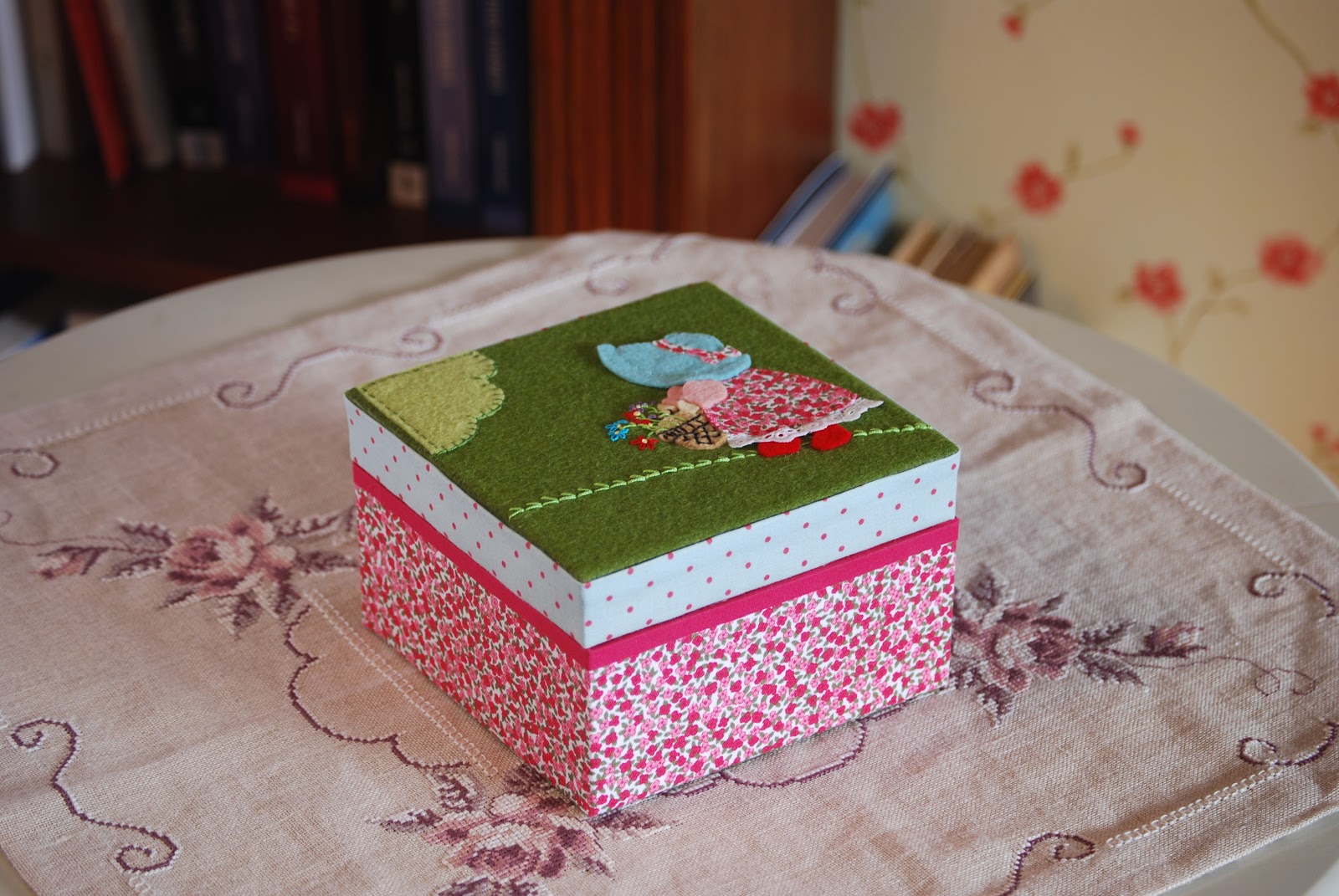 Artículos de Patchwork : BONITAS CAJAS DE MADERA DECORADAS AL ESTILO