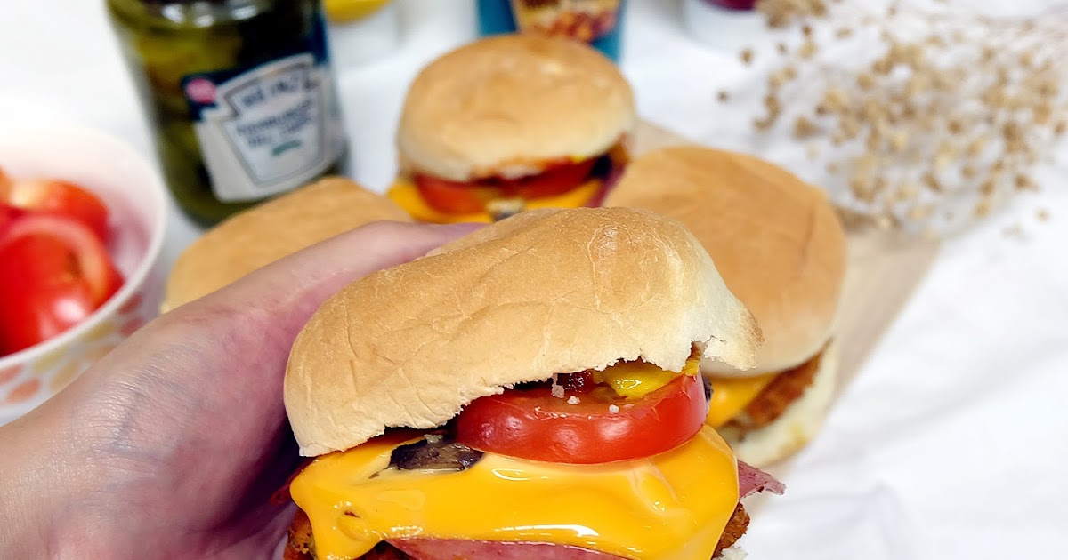 Homemade Heinz Beanz BBQ Burgers Recipe