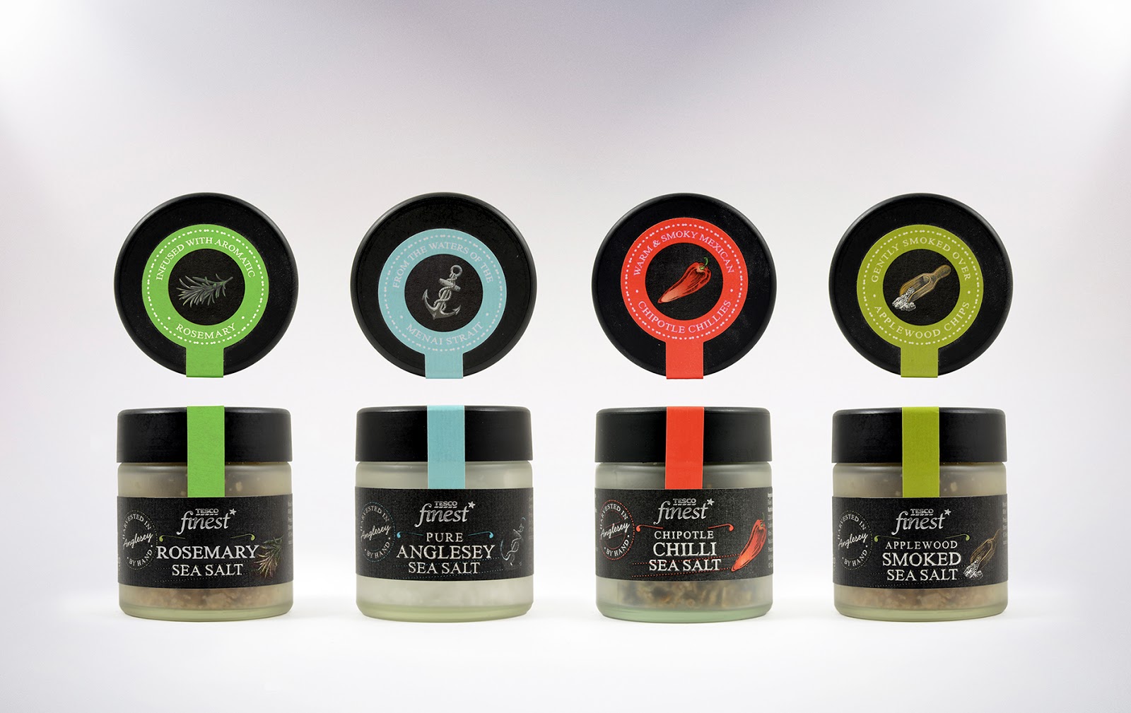 Tesco Finest* Sea Salts on Packaging of the World Creative Package