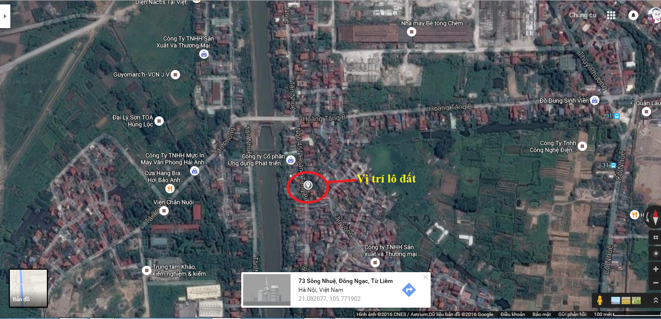 Vị trí thửa đất ngõ 451 Hoàng Tăng Bí Đông Ngạc trên bản đồ và các vùng lân cận Vị trí thửa đất ngõ 451 Hoàng Tăng Bí Đông Ngạc trên bản đồ và các vùng lân cận