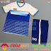 Áo K Logo T90 Real Horizon Xanh Dương