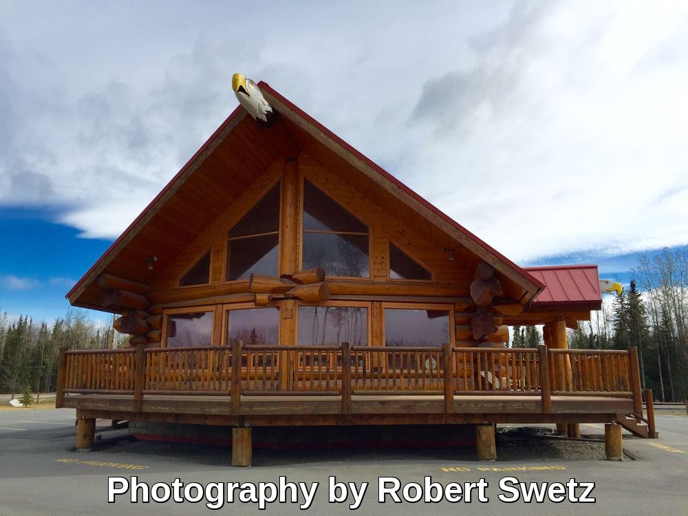 Beautiful Log Home in Sterling Alaska by Robert Swetz