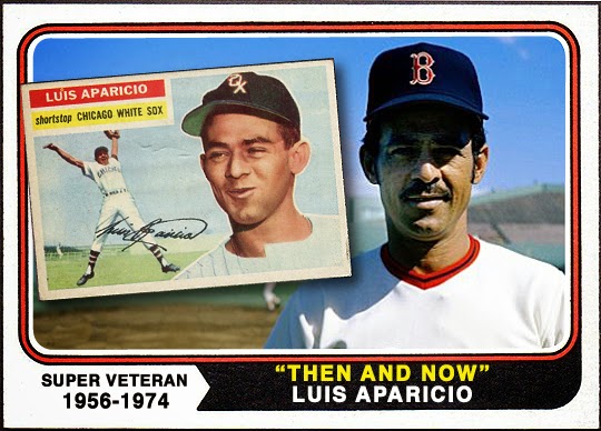 WHEN TOPPS HAD (BASE)BALLS!: THEN AND NOW #10: LUIS APARICIO 1974
