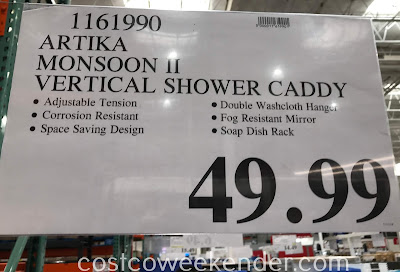 Deal for the Artika Monsoon 2 Shower Caddy at Costco