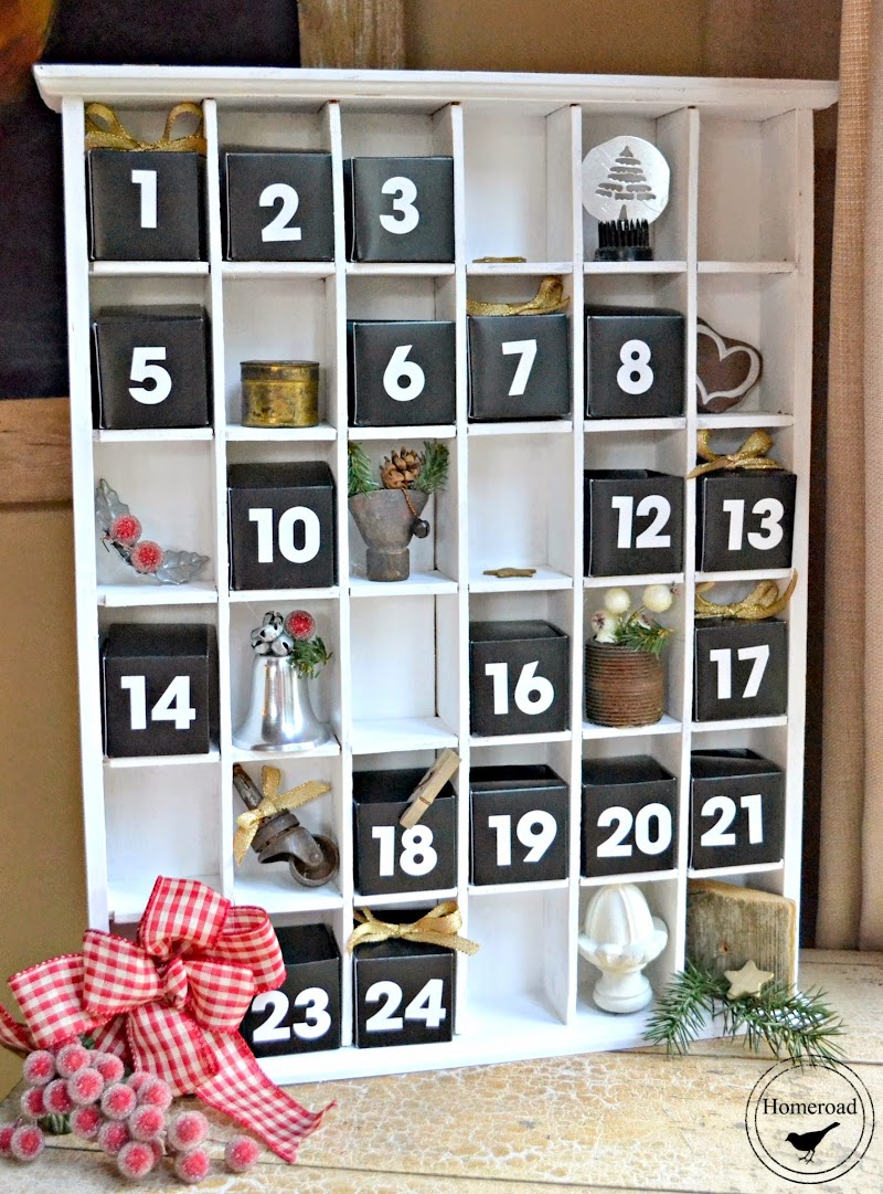 How to Make a Junk Lovers Advent Calendar 