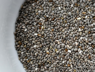 close up shot of chia seeds