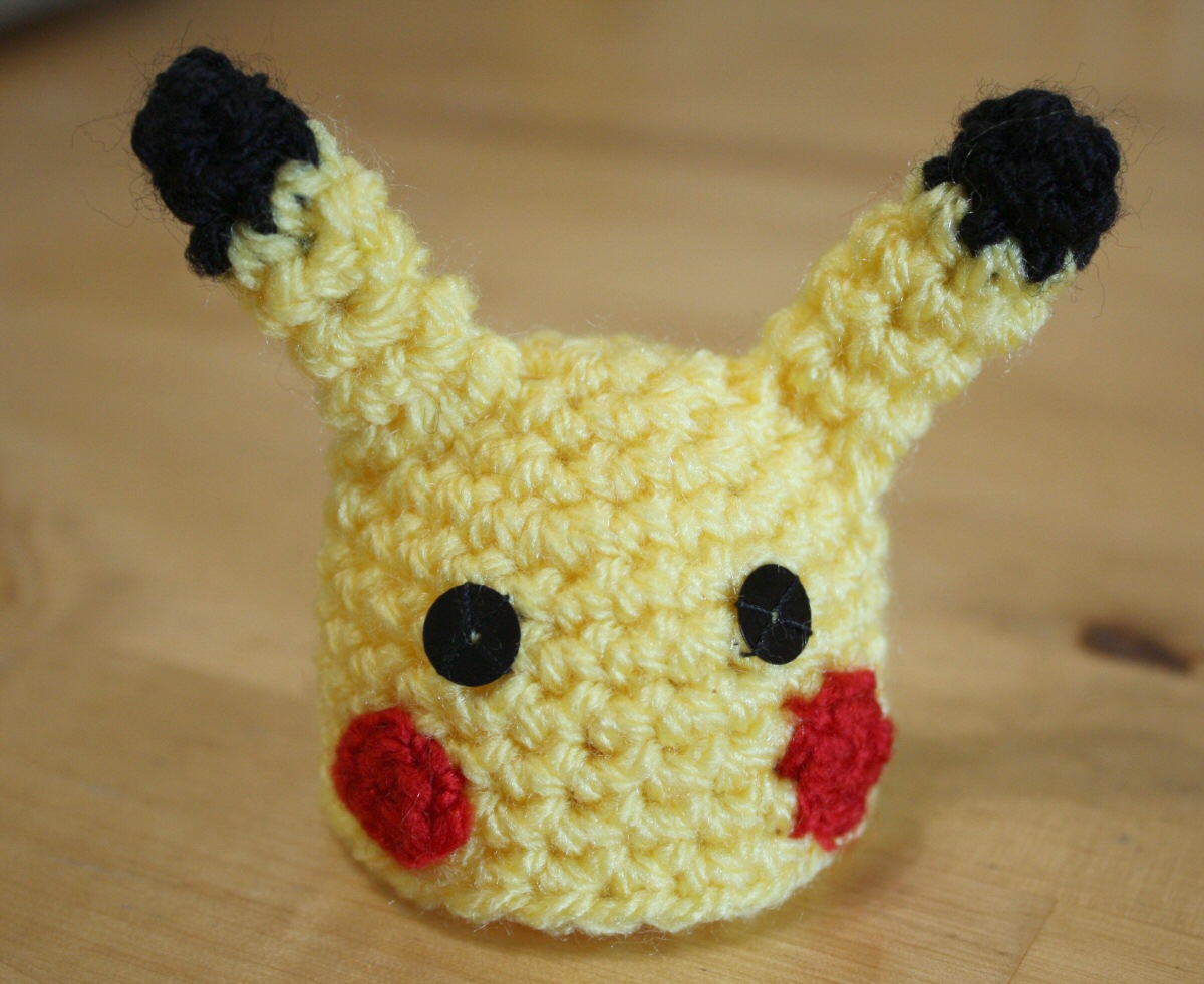 Mrs Flowerpot: The Big Knit - Pikachu Crochet Pattern