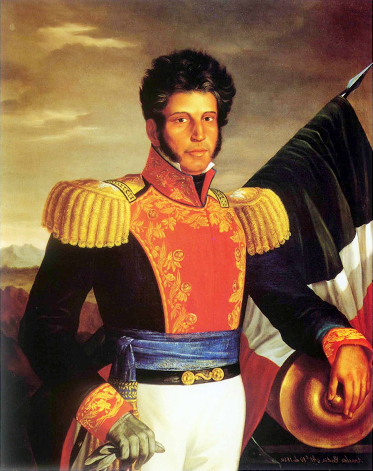 GENERAL VICENTE RAMÓN GUERRERO SALDAÑA, AUTOR DE LA FRASE MI PATRIA ES PRIMERO