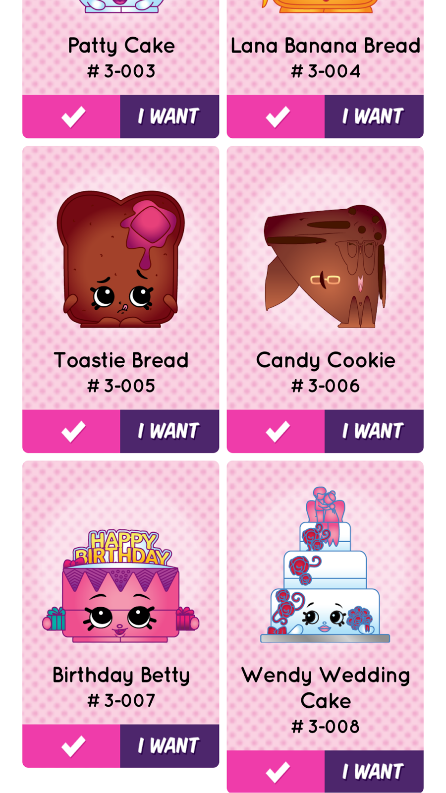 Shopkin World My Shopkins List Android & Apple