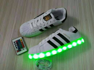 adidas superstar led shoes