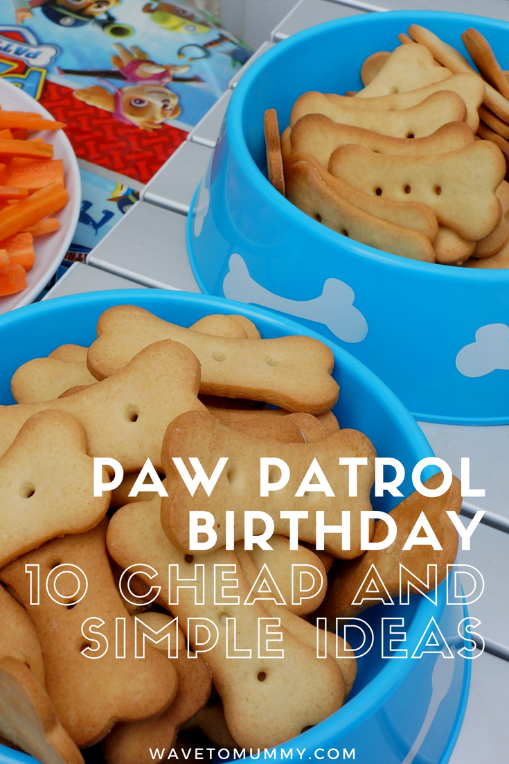 10 Simple And Easy Ideas For A Toddler Paw Patrol Party Wave To