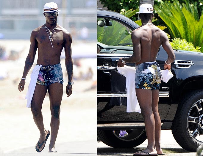 My Relationship With Football Booty Shorts Mario Balotelli On Holiday