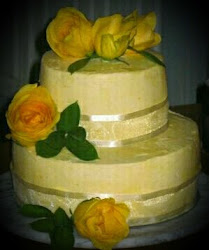 Golden Dream Wedding Cake